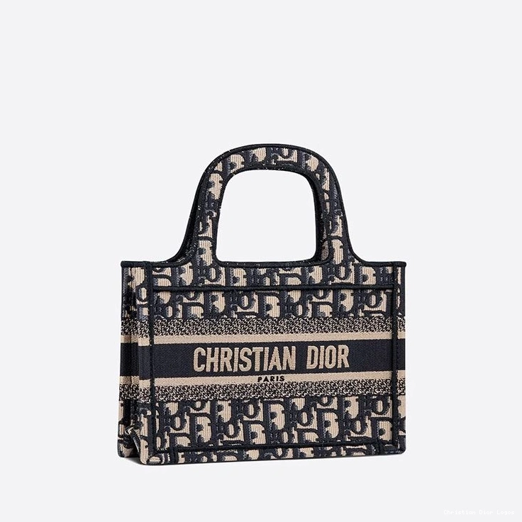 Cheap Oblique Tote Book Blue Mini Canvas Dior Motif 0707 Luxury